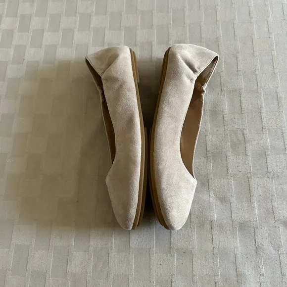 Eileen Fisher Fosse Suede Ballet Flats