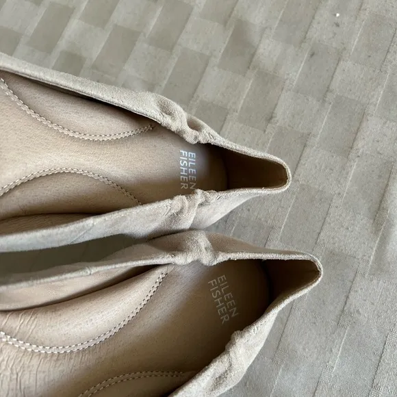 Eileen Fisher Fosse Suede Ballet Flats