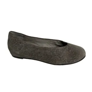 Eileen Fisher Patch Leopard Print Suede Ballet Flats