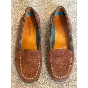 EL BOYERO suede shoes 7 Women Leather Suede Loafers Flats