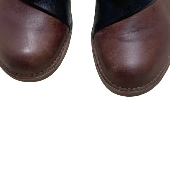 El Naturalista Ankle Boots leather two tone sz 41 -10 US