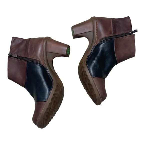 El Naturalista Ankle Boots leather two tone sz 41 -10 US