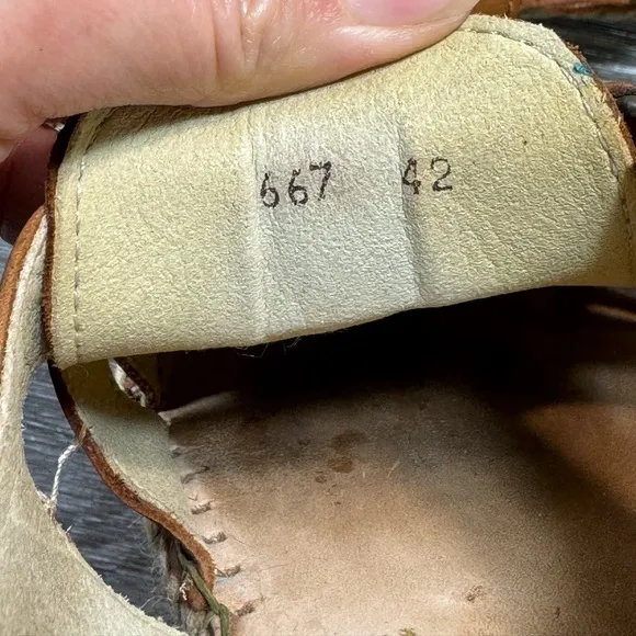 El NaturaLista brown leather sandals size 42 (d198)