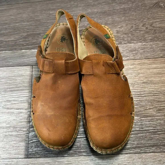 El NaturaLista brown leather sandals size 42 (d198)