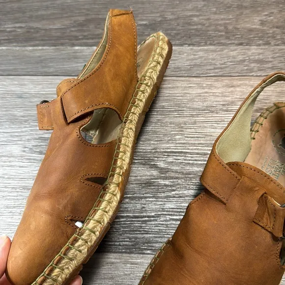 El NaturaLista brown leather sandals size 42 (d198)