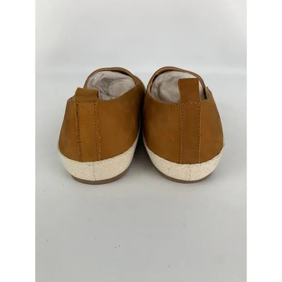 English Laundry Wynne Leather Slip On Loafers Mens 10.5 Cognac Brown ELS2004 New