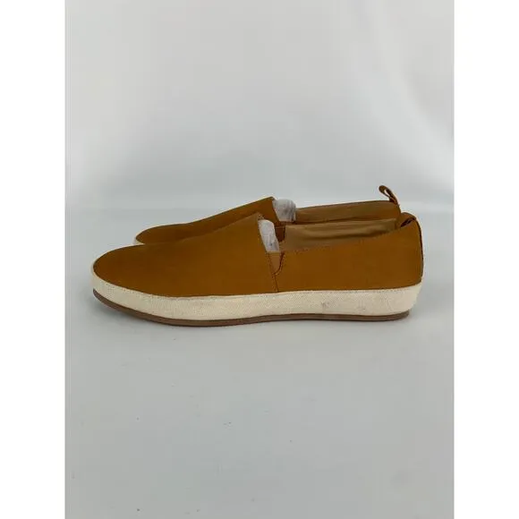 English Laundry Wynne Leather Slip On Loafers Mens 10.5 Cognac Brown ELS2004 New