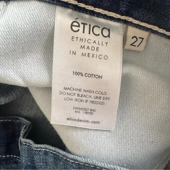 Etica Cassel Ultra High Barrel-Size 27 NWT