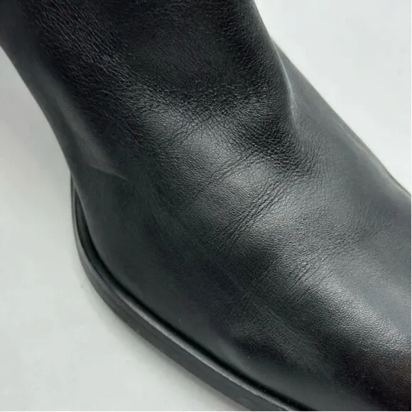 Etienne Aigner Dazzle Zip Up Boots Leather Uppers Size 11