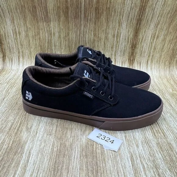 Etnies Jameson 2 ECO Men's Size 8 Skateboarding Shoes Black‎ Brown Sneakers Low