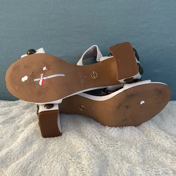 EUC Cecelia New York Heeled Sandals Size 7