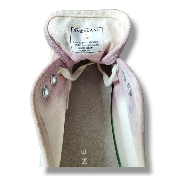 Everlane Forever Purple &amp; Ivory Hombre Skate Sneaker Women's Size 8