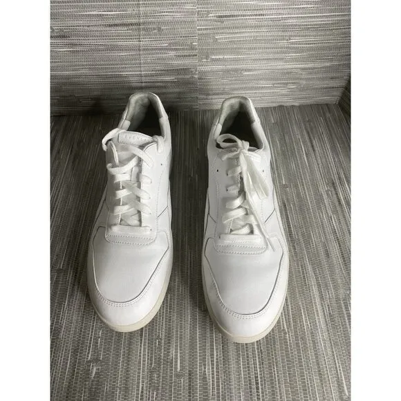 Everlane Mens‎ Court White Low Top Sneakers Lace Up Size 10.5