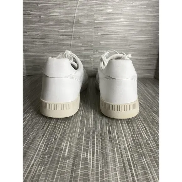 Everlane Mens‎ Court White Low Top Sneakers Lace Up Size 10.5