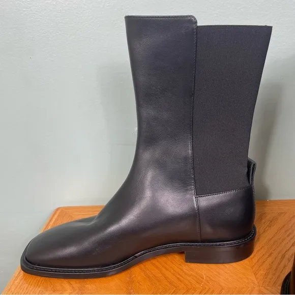 Everlane The City Chelsea Boots in Black Size 9 NEW Leather