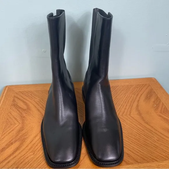 Everlane The City Chelsea Boots in Black Size 9 NEW Leather