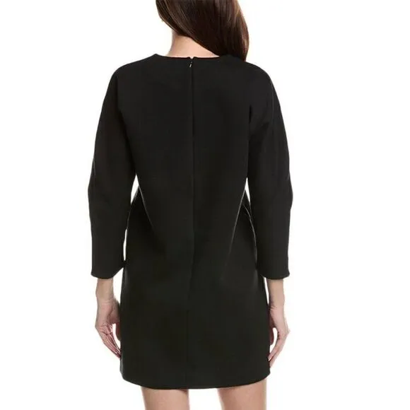 Everlane Thick Scuba Knit Relaxed Fit Tunic Dress Sweatshirt Black Size L New