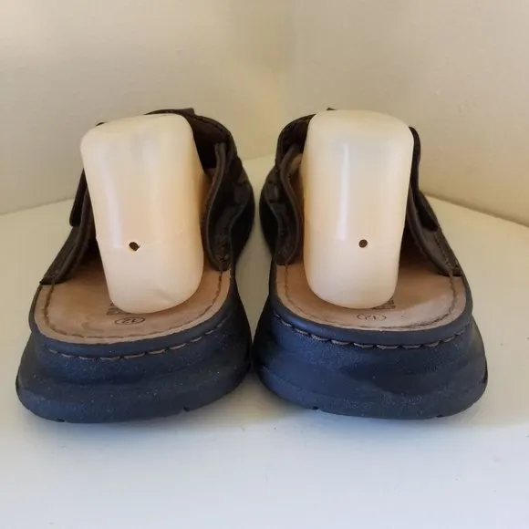 Faded Glory 12 Brown Vegan Fisherman Sandals LAKE Chunky 90s Y2K
