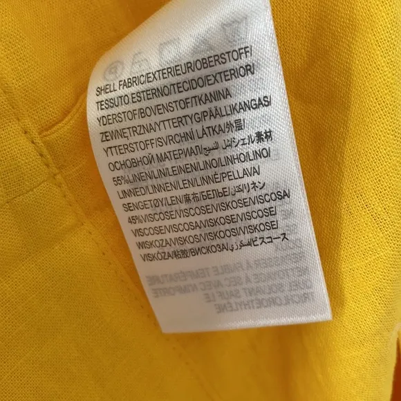 Farm Rio Yellow Open Waist Dress SZ S