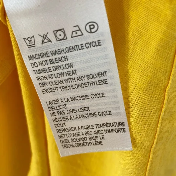 Farm Rio Yellow Open Waist Dress SZ S