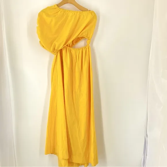 Farm Rio Yellow Open Waist Dress SZ S