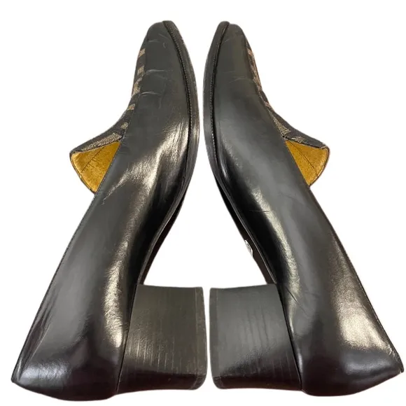 Fendi Zucca Logo Leather Loafers | Size 36.5 or 23.5 cm