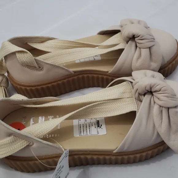 Fenty Puma by Rhianna leather lace up sandals