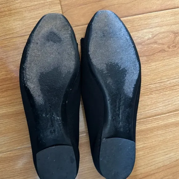 Ferragamo Black Varina Ballerina Flats