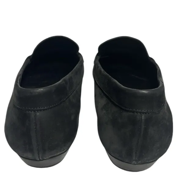 Ferragamo Reversible Gancini Buckle Moccasin Loafer Flats Wom 8.5 Black 16223