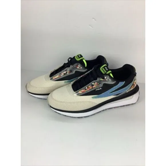 Fila Renno Eco N Generation Mens Running Shoes Size 9 1RM02310 Gardenia New
