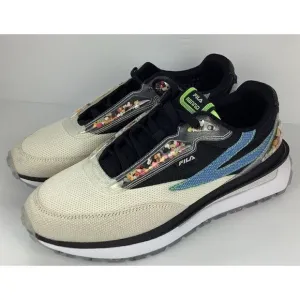 Fila Renno Eco N Generation Mens Running Shoes Size 9 1RM02310 Gardenia New