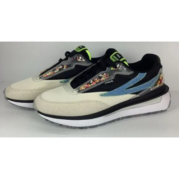 Fila Renno Eco N Generation Mens Running Shoes Size 9 1RM02310 Gardenia New