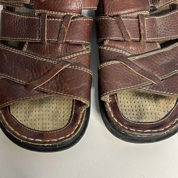 Fisherman Sandals Brown Leather Sz 11 Men’s
