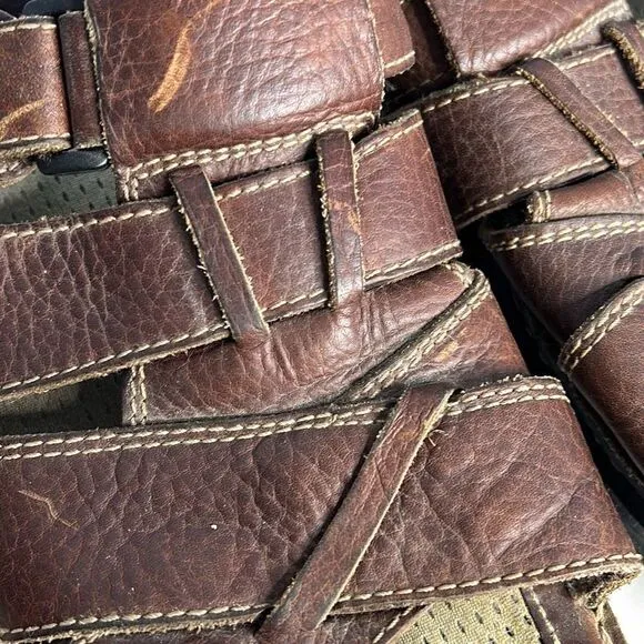 Fisherman Sandals Brown Leather Sz 11 Men’s