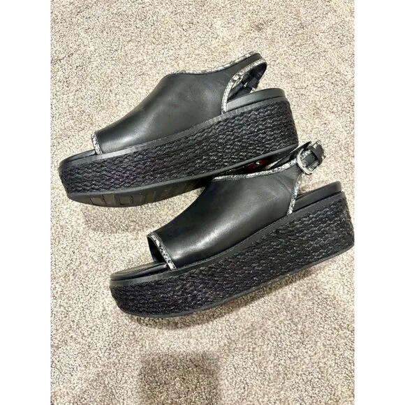 Fitflop Eloise Water Resistant Platform Slingback Sandals size 9