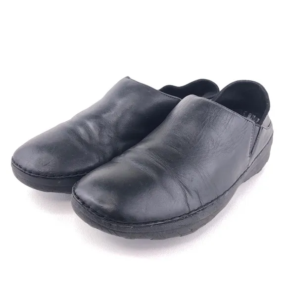 FitFlop Superloafer Black Leather Loafers 8