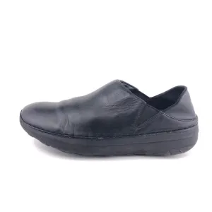 FitFlop Superloafer Black Leather Loafers 8