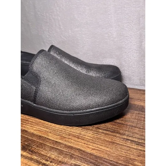 FITFLOP Womens Rally Glitz-Canvas Slip-On Skate Sneakers Loafers New Size 8.5