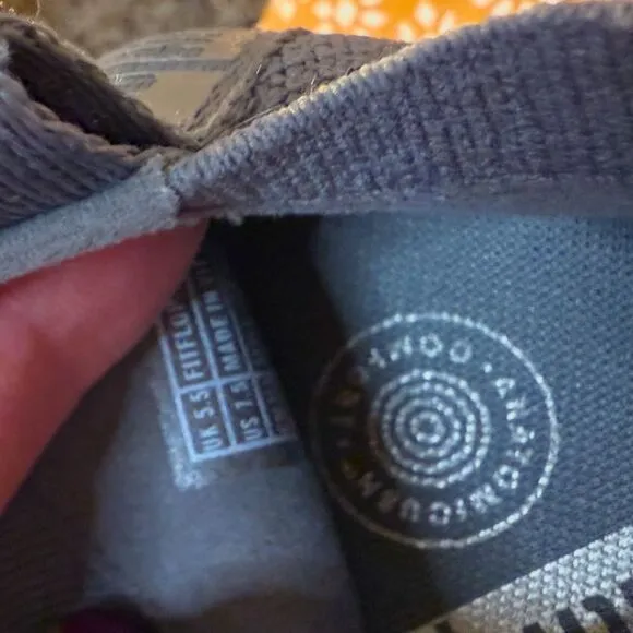 Fitflop Womens Uberknit Hightop Sneaker Grey Silver Metallic Size 7 1/2
