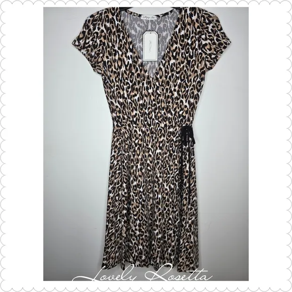 Flirty Animal Print Mini Dress