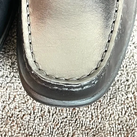 Florsheim Boys Kids Jasper Black Leather Slip On Loafers Dress Shoes Size 5.5M