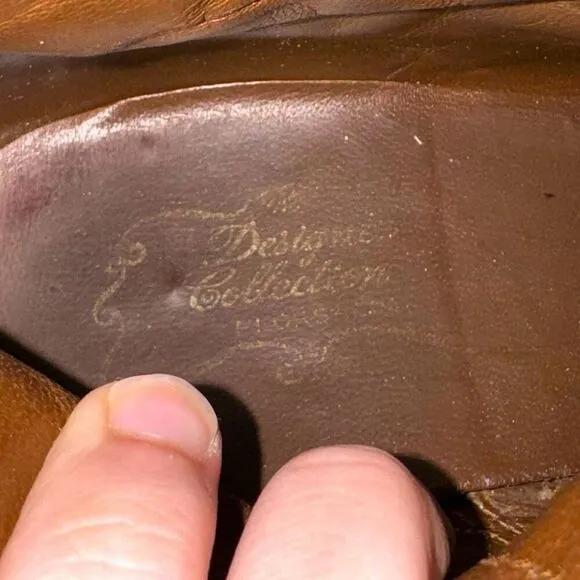 Florsheim Designer Series Leather Sole Zip-Up Chelsea Boots 9.5