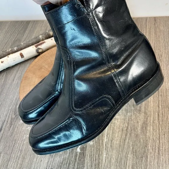 *Florsheim | Duke Side Zip Ankle Boots 17074 Size 9EEE
