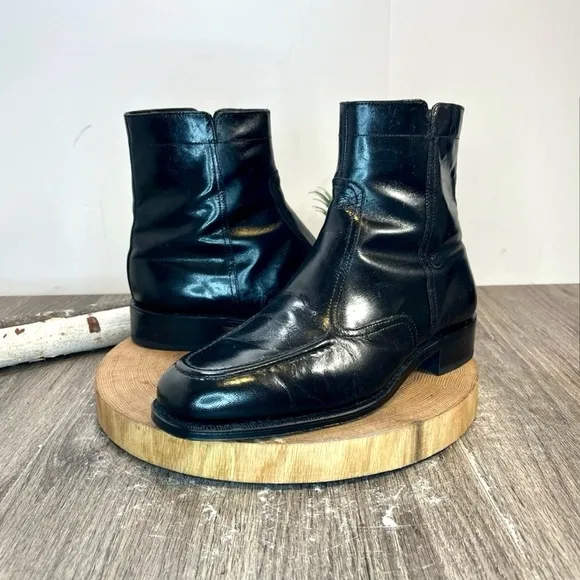 *Florsheim | Duke Side Zip Ankle Boots 17074 Size 9EEE