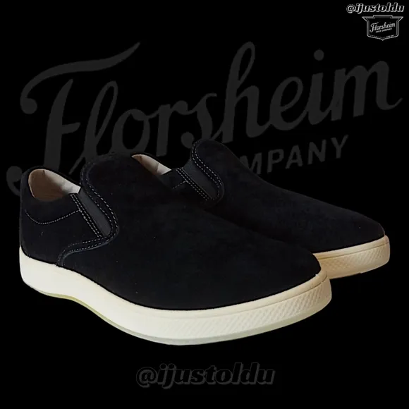 Florsheim Edge Double Gore Slip-On | Men's 8.5 / Black | Model № 14224-001