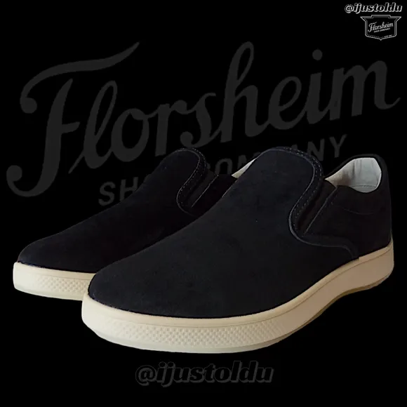 Florsheim Edge Double Gore Slip-On | Men's 8.5 / Black | Model № 14224-001