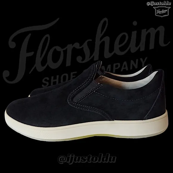 Florsheim Edge Double Gore Slip-On | Men's 8.5 / Black | Model № 14224-001