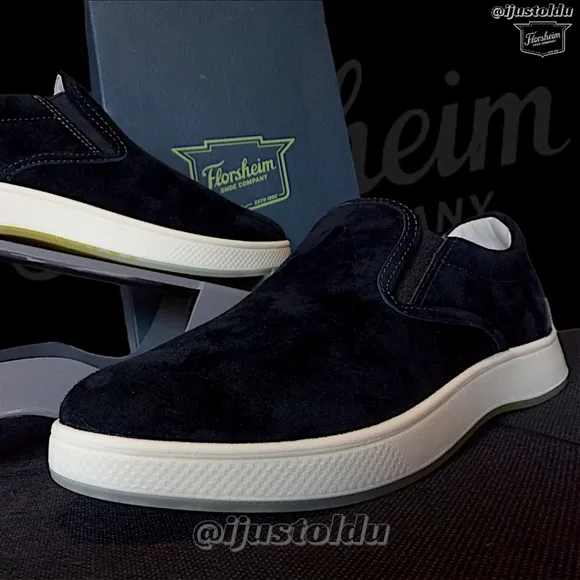 Florsheim Edge Double Gore Slip-On | Men's 8.5 / Black | Model № 14224-001