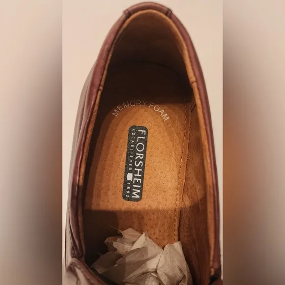 Florsheim Forum Moc Toe Slip-On Brown Men’s Dress Shoes Size 12