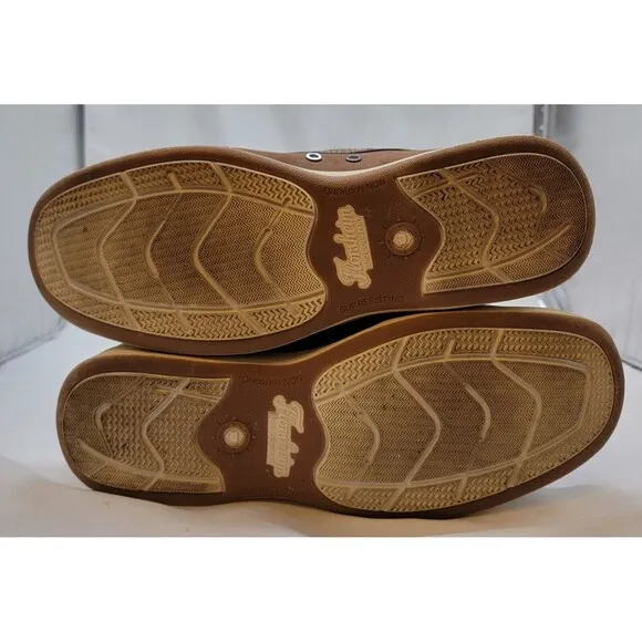 Florsheim Lakeside Men's Brown Nubuck Brown Slip on Shoes 11 M 11391-200 Moc Toe